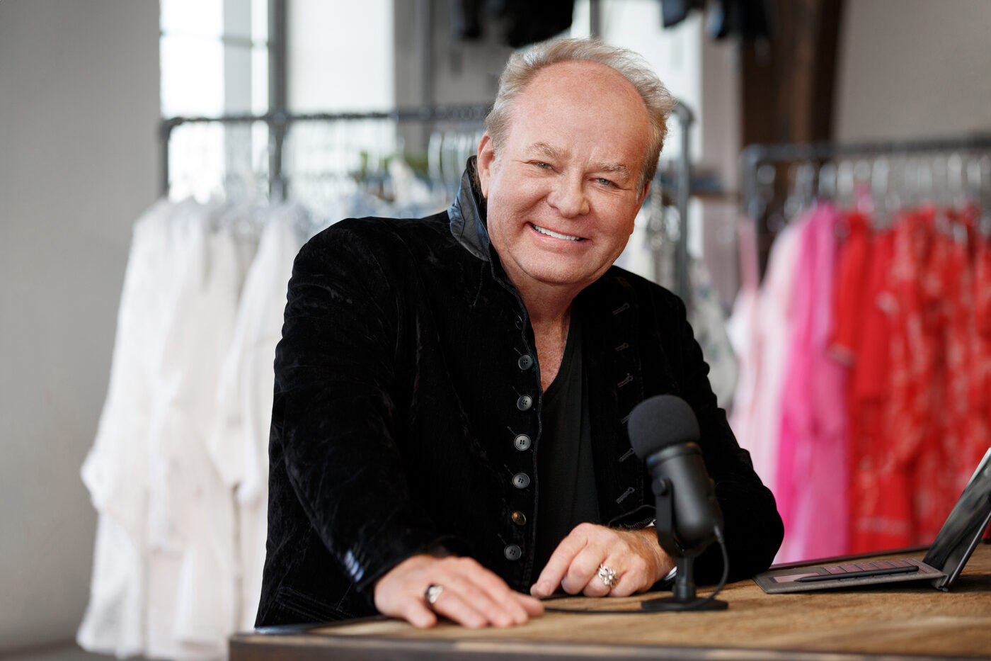 Bret Schnitker in the studio